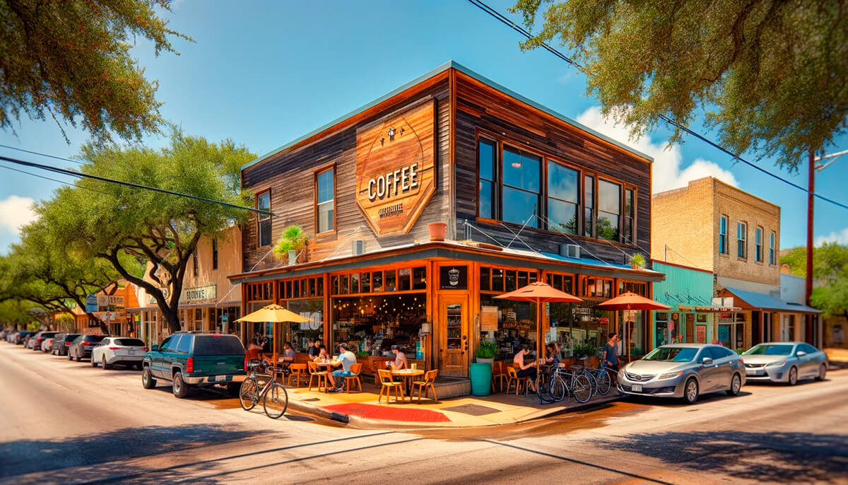 start a coffee shop franchise in Texas